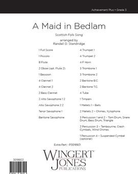 A Maid in Bedlam - Full Score