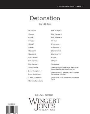 Ziek, G: Detonation - Full Score