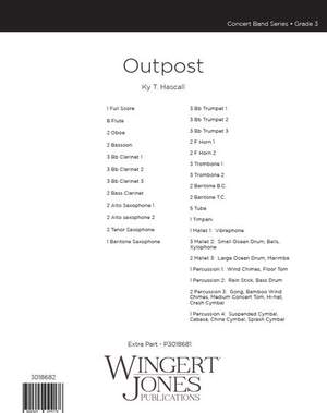 Hascall, K: Outpost - Full Score