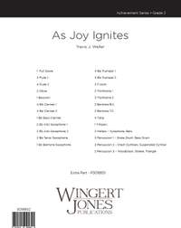 Weller, T: As Joy Ignites - Full Score