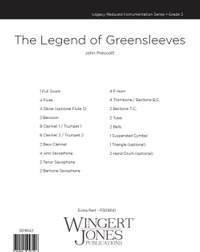 Prescott, J: The Legend of Greensleeves - Full Score