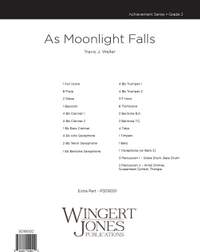 Weller, T: As Moolinght Falls - Full Score