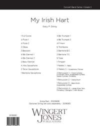 Gilroy, G P: My Irish Hart (Band) - Full Score