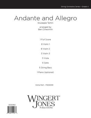 Tartini, G: Andante and Allegro