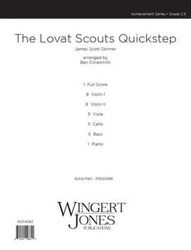 Skinner, J S: The Lovat Scouts Quickstep