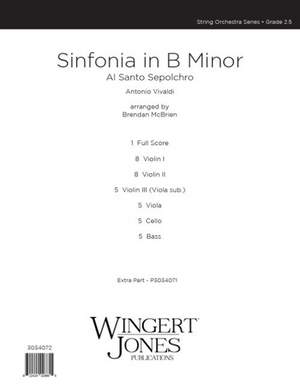 Vivaldi, A: Sinfonia in B Minor