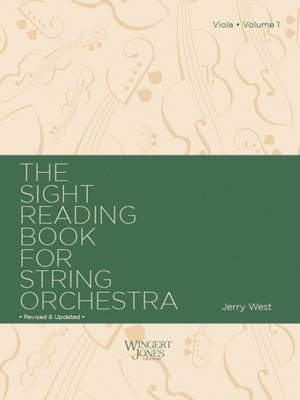 West, J A: Sight Reading Book For String Orchestra - Viola