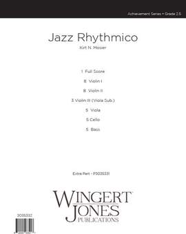 Mosier, K: Jazz Rhythmico