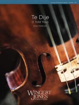 Patterson, A: Te Dije