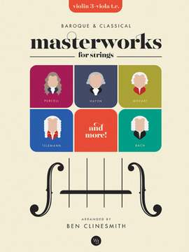 Clinesmith, B: Baroque and Classical Masterworks For Strings - Violin 3 or Viola T.C.