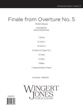 Boyce, W: Finale from Overture No.5