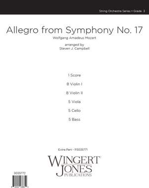Mozart, W A: Allegro from Symphony No. 17