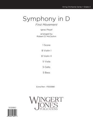 Pleyel, I J: Symphony in D