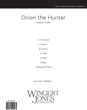 Gelfer, M: Orion the Hunter