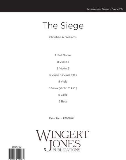 Williams, C A: The Siege