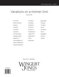 Gillis, D: Variations On A Kitchen Sink - Full Score