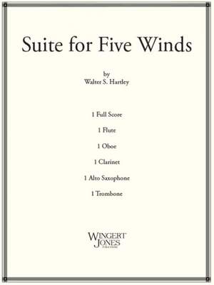 Hartley, W: Suite For Five Winds