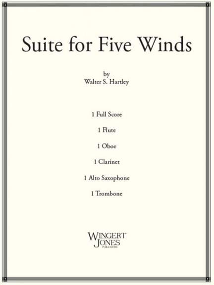 Hartley, W: Suite For Five Winds