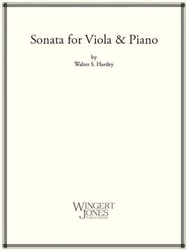 Hartley, W: Sonata For Viola and Piano