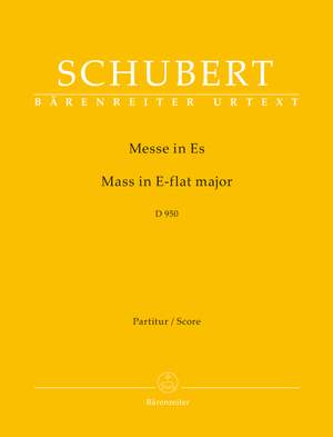 Schubert, Franz: Mass in E- flat major Full score paperbk