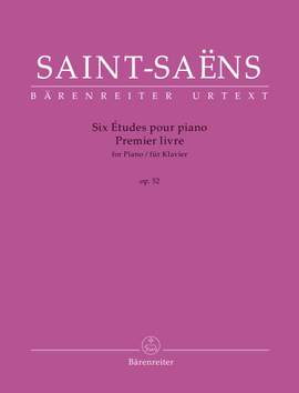 Saint-Saëns, Camille: Six Études for Piano op. 52, Premier livre