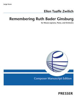 Zwilich, E T: Remembering Ruth Bader Ginsburg