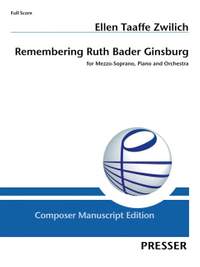 Zwilich, E T: Remembering Ruth Bader Ginsburg