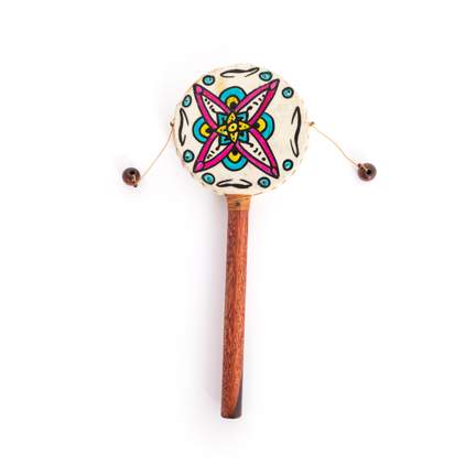 Percussion Plus Honestly Made painted monkeydrum
