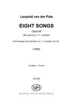 Leopold van der Pals: Eight songs after poems by J. P. Jacobsen, Op. 65 Product Image