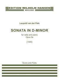Leopold van der Pals: Sonata in D-minor for cello and piano Op. 5a
