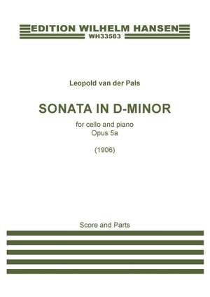 Leopold van der Pals: Sonata in D-minor for cello and piano Op. 5a