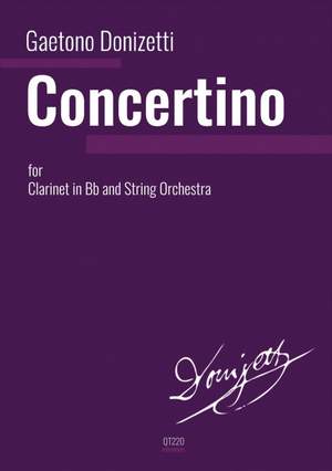 Donizetti, G: Concertino for Clarinet and Strings