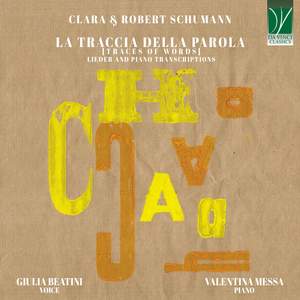 Clara & robert schumann: la traccia della parola