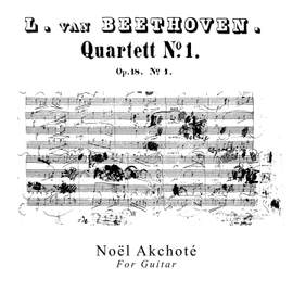 Beethoven: String Quartet No. 1, Op. 18