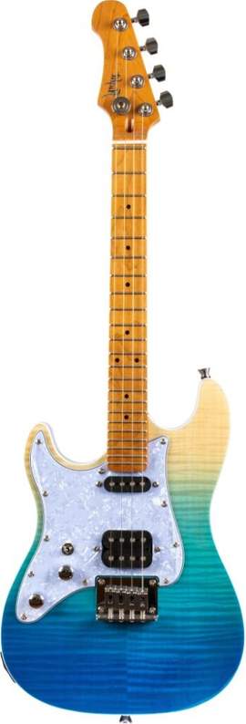 Pathfinder Electric Ukulele - Trans Blue (Left)