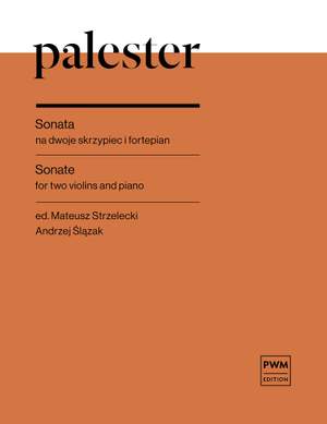 Roman Palester: Sonata for two violins and piano