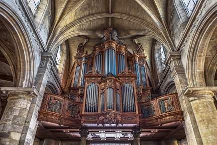 Greeting Card Cathedral Organ