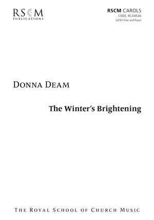 Deam: The Winter's Brightening SATB & Piano