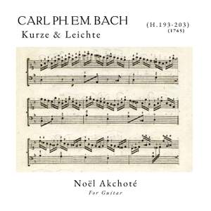 CPE Bach: Kurze & Leichte Klavierstücke