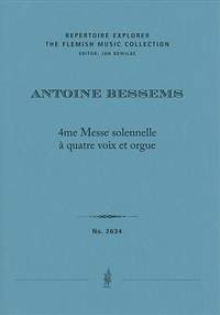 Bessems: Fourth Solemn mass for four voices and organ