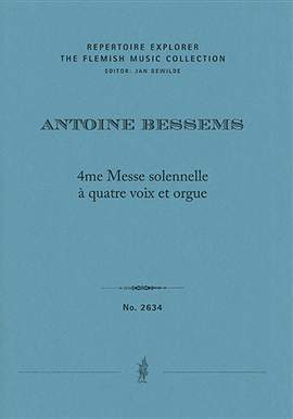 Bessems: Fourth Solemn mass for four voices and organ