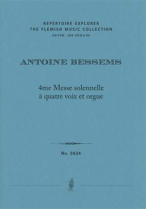 Bessems: Fourth Solemn mass for four voices and organ