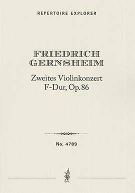 Gernsheim: Violin Concerto No. 2 in F major, Op. 86
