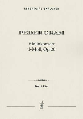Gram: Koncert for Violin og Orkester Op. 20
