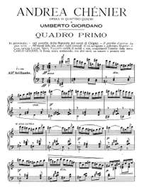 Giordano: Andrea Chénier, dramma storico in quattro quadri