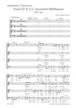 Bach, Johann Sebastian: St Matthew Passion Choral score Product Image