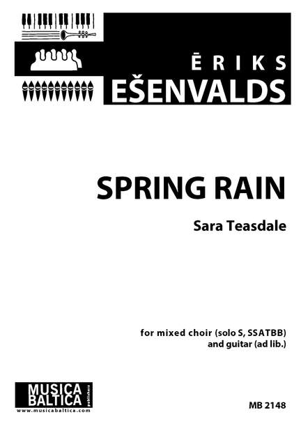 Esenvalds, Eriks: Spring Rain (SSATBB) (Ad Lib)