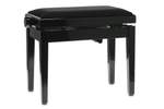 GEWA Piano bench Deluxe Autolift Black matt Product Image