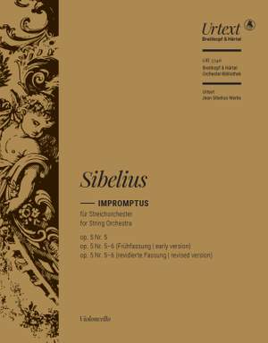 Sibelius, J: Impromptus op. 5/5, Op. 5/6