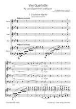 Brahms, J: Vier Quartette op. 92 Product Image